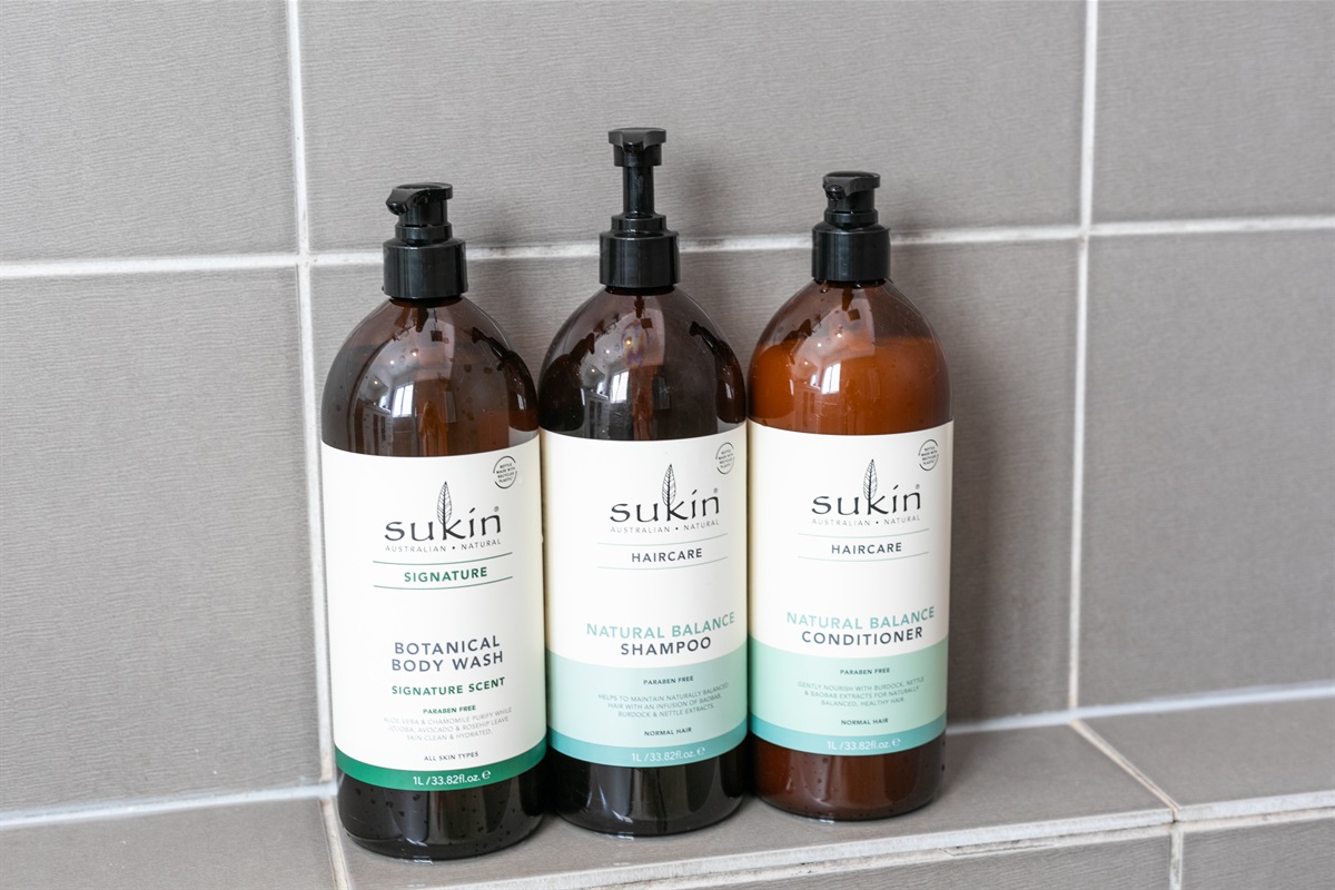 Make use of the luxury Australian made toiletries.