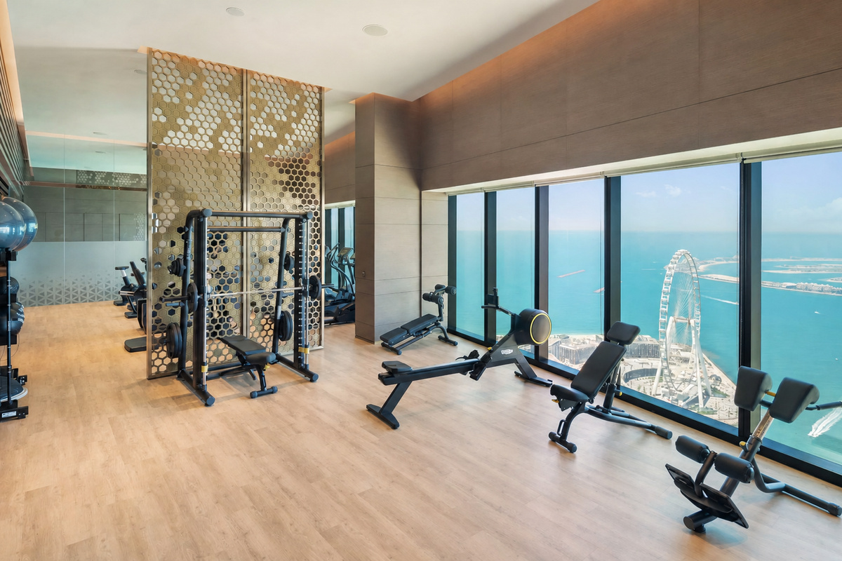 Rooftop gym FREE for all guests  with fantastic panoramic view