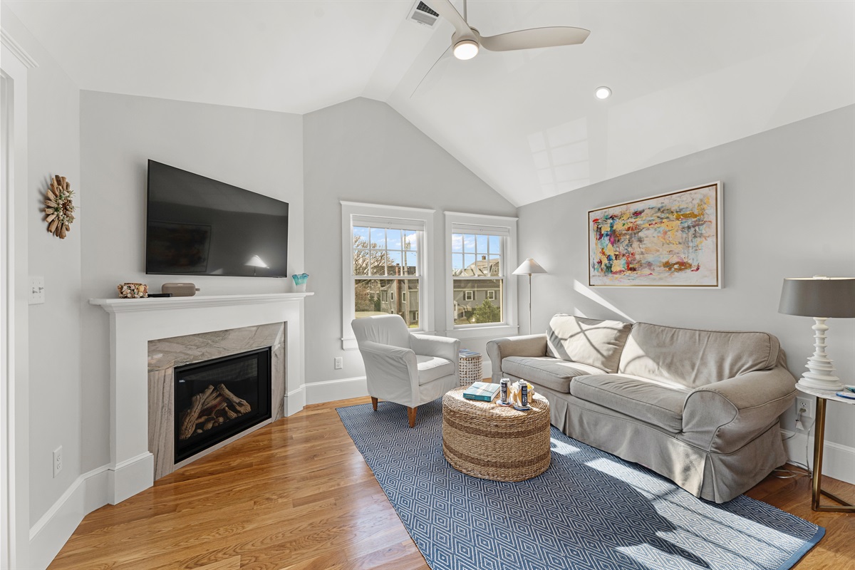 Relax, watch, and enjoy in the cozy living space.