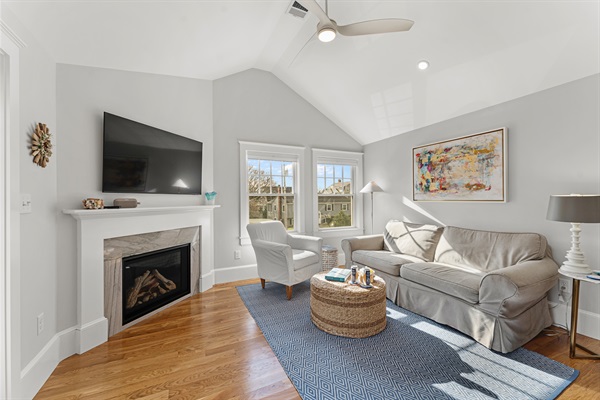 Relax, watch, and enjoy in the cozy living space.