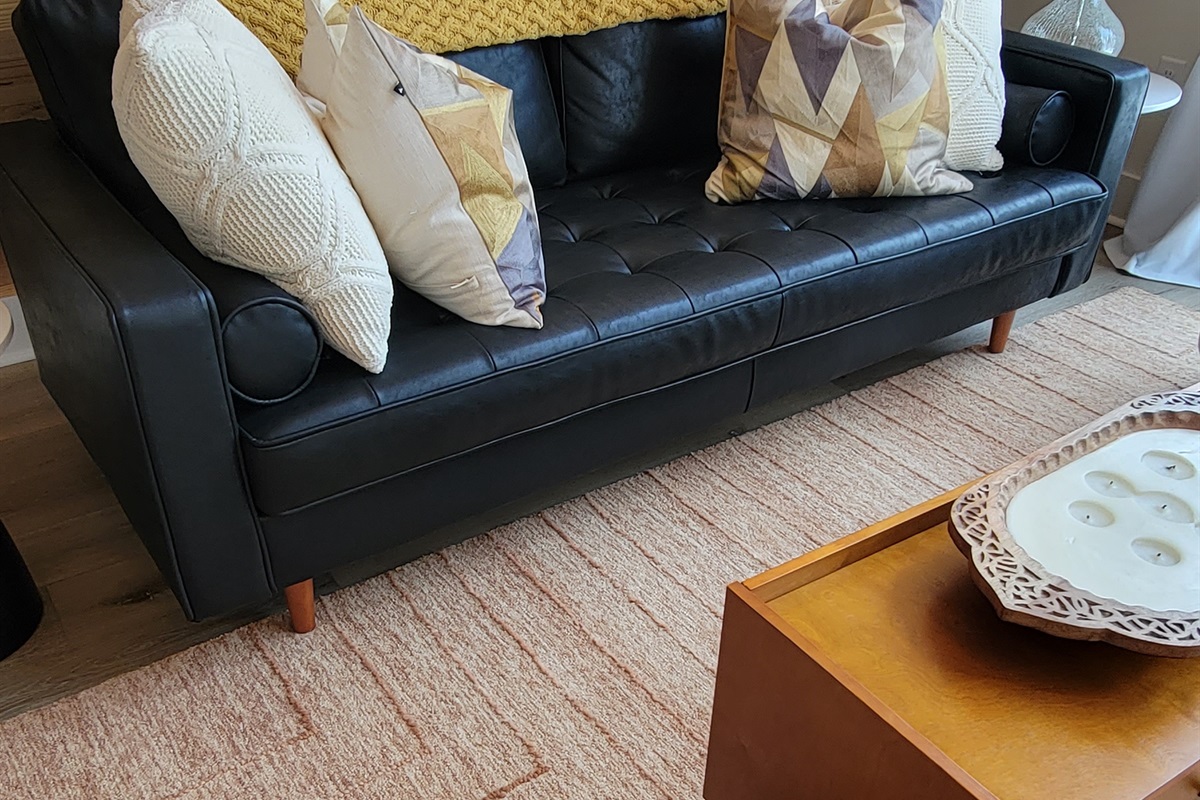 Living Room Leather Sofa