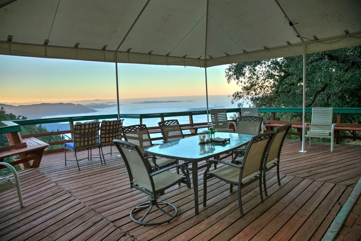 Amazing deck of the main house