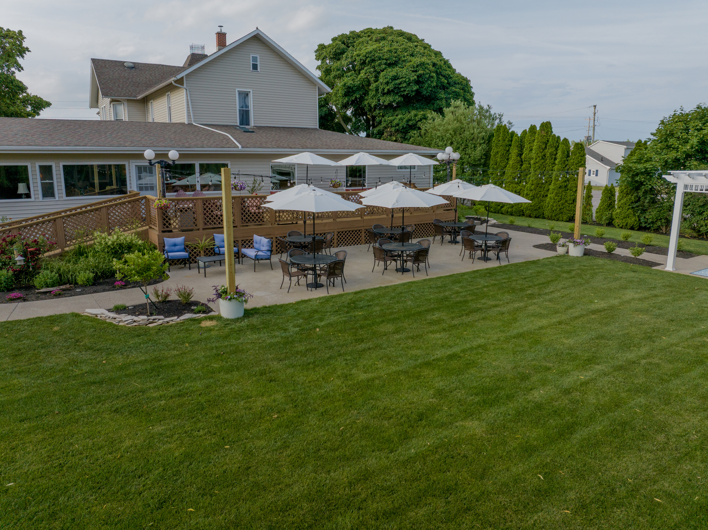 Outdoor Event Patio for Weddings and Celebrations