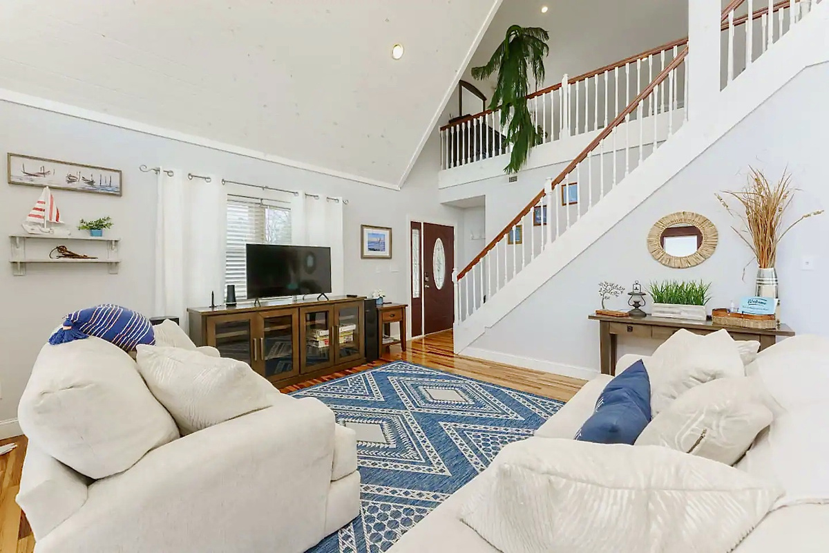 Living Room with smart TV