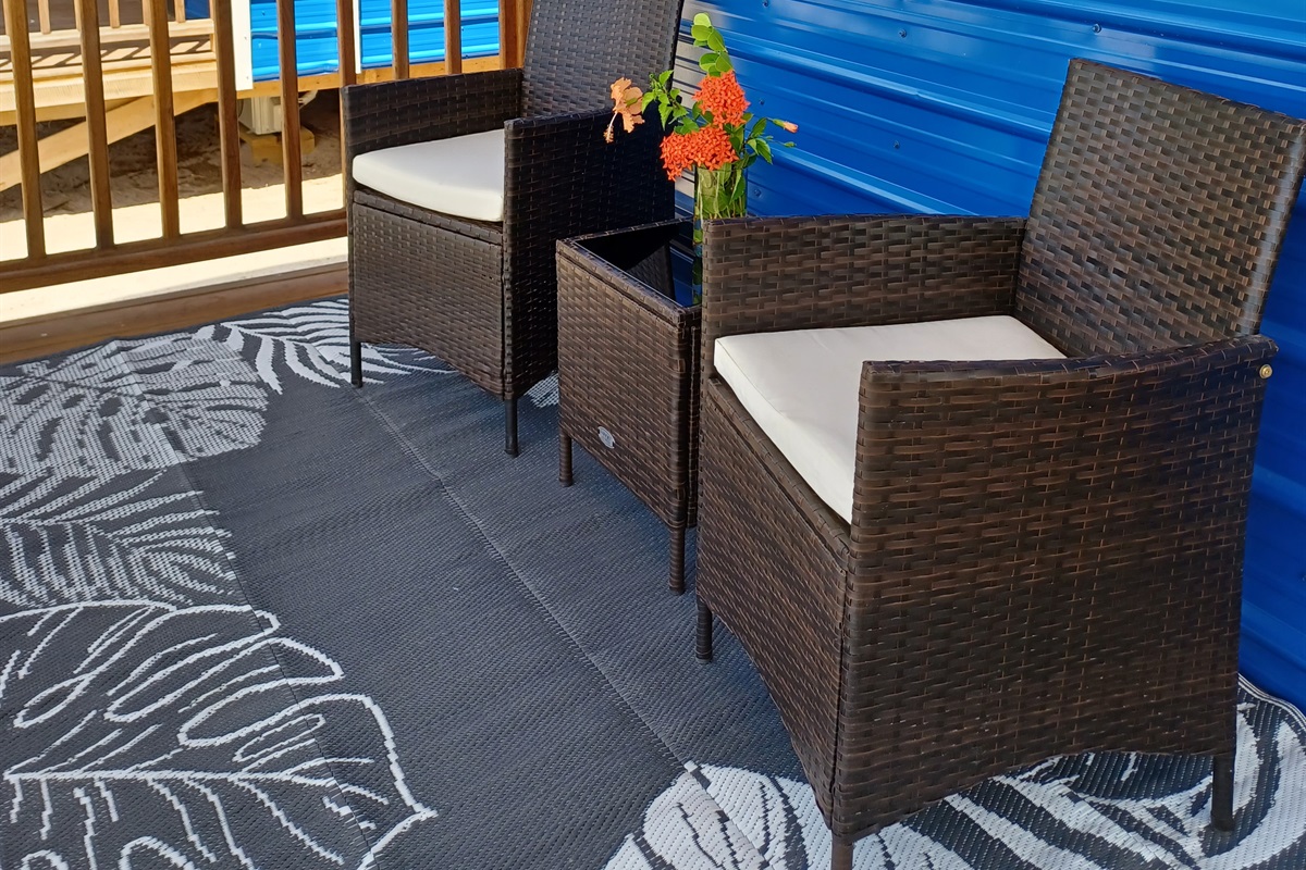 Starfish Porch sitting area