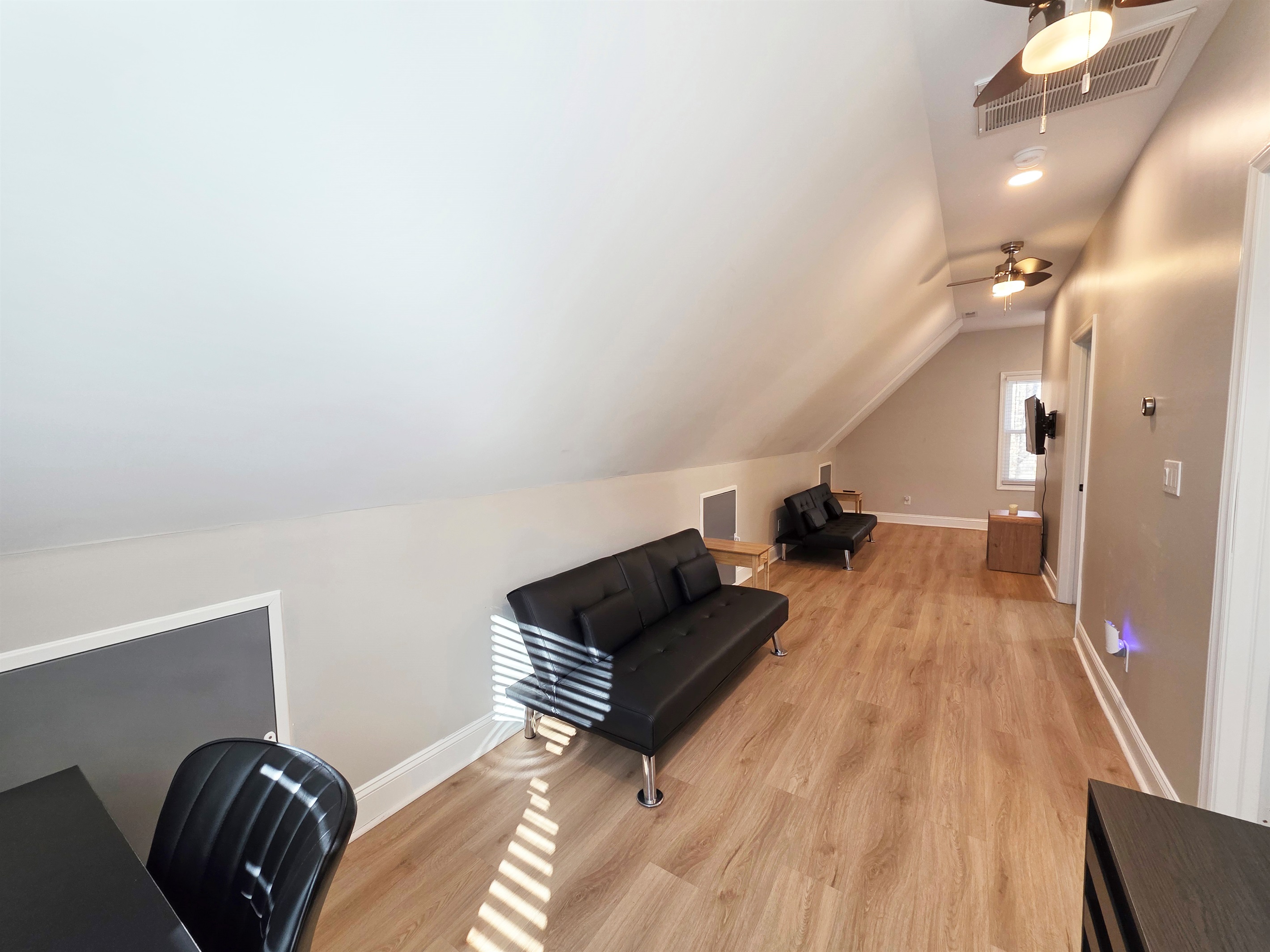 Loft Area - Desk & Two Fold-Down "Sleeper" Sofas