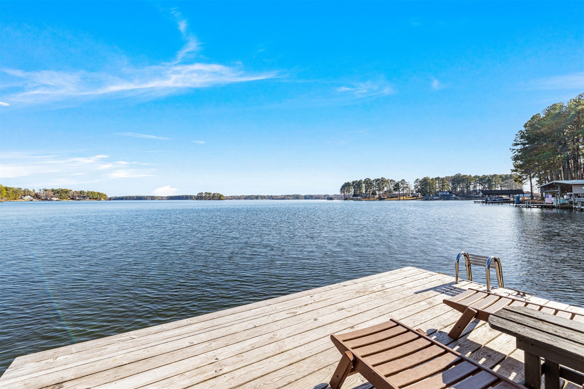 Lakefront Dock: Enjoy serene views and sun-soaked lounging right on the water’s edge!