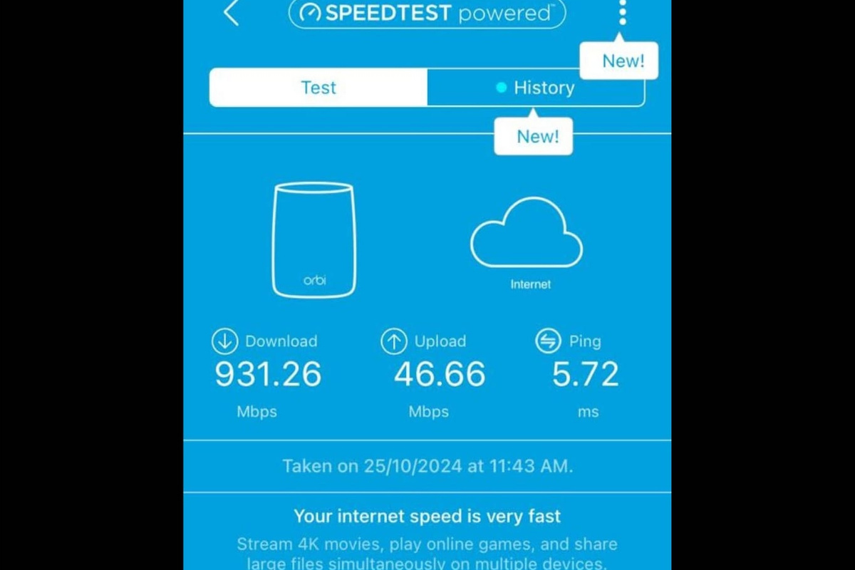 Fast 657 Mbps Wi-Fi supports streaming, browsing and connected devices across Skye’s Beach House Malua Bay.