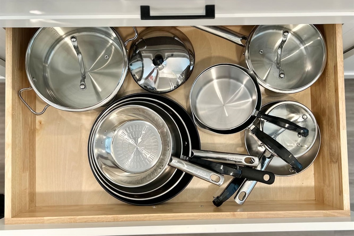 Pots and pans to cook anything you want!