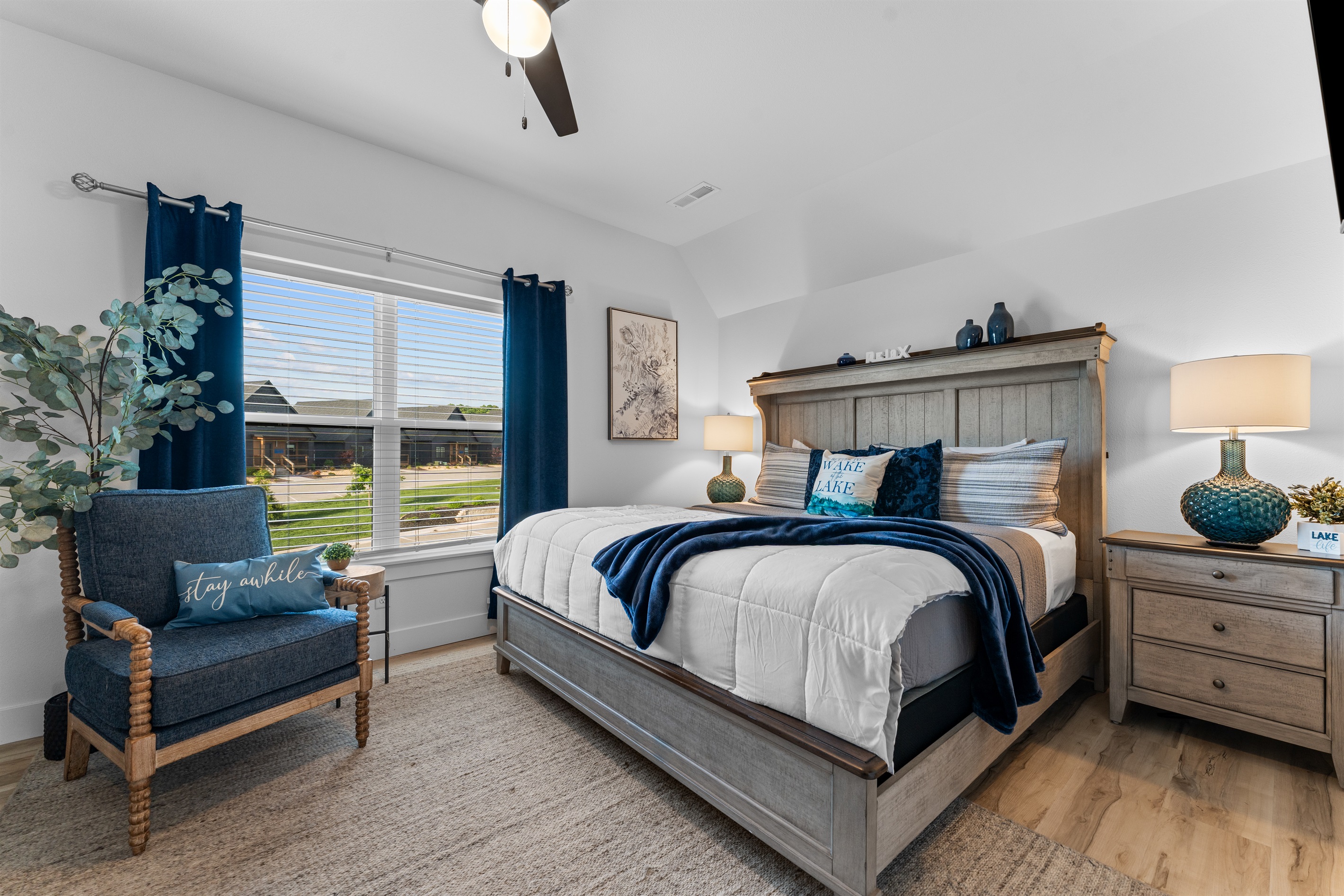 Bedroom 4 - spacious upper level room with king bed and twin bed