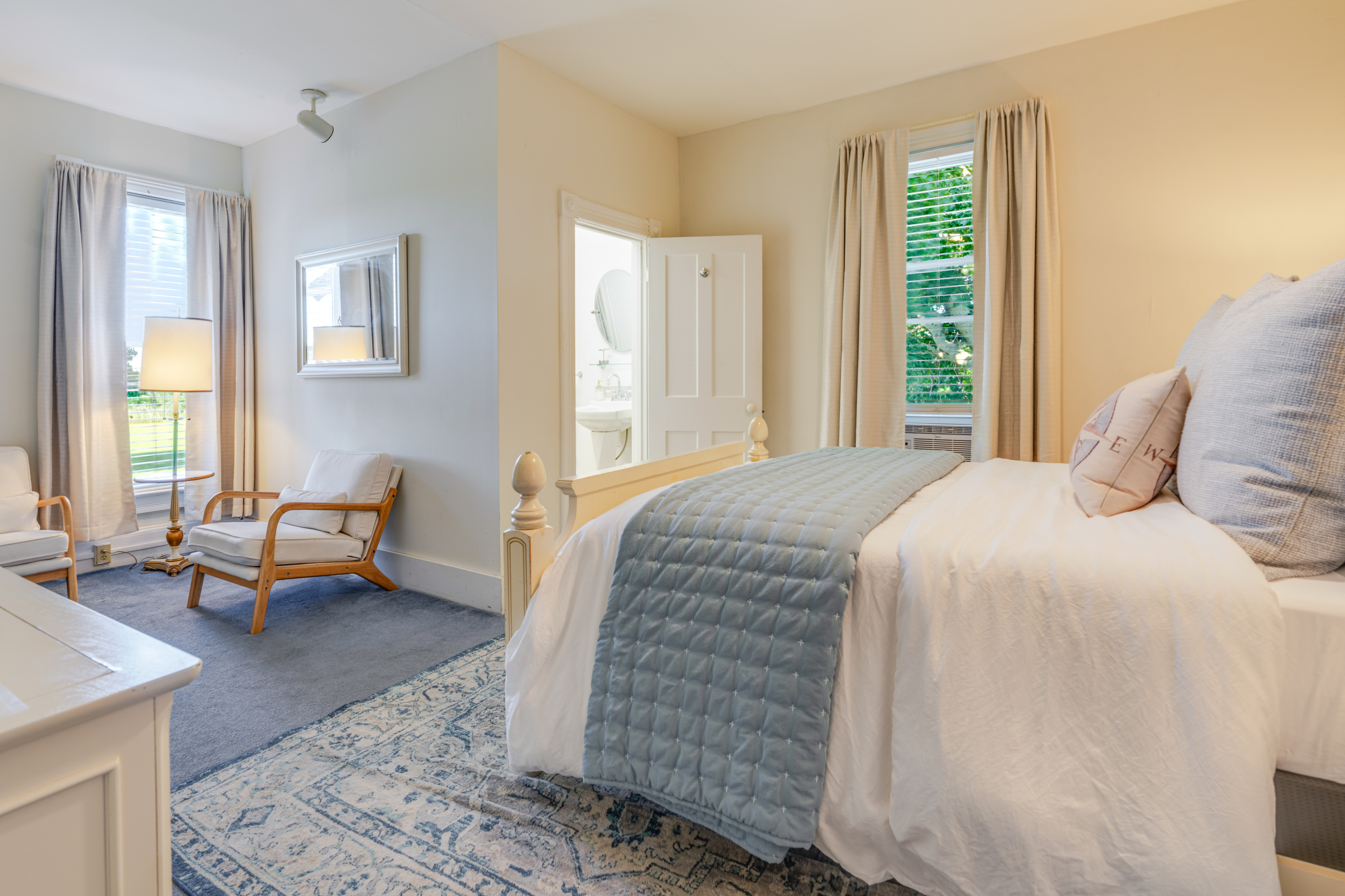 Historic Victorian Inn in Marblehead Ohio Bedroom #2 "Nautical Haven"