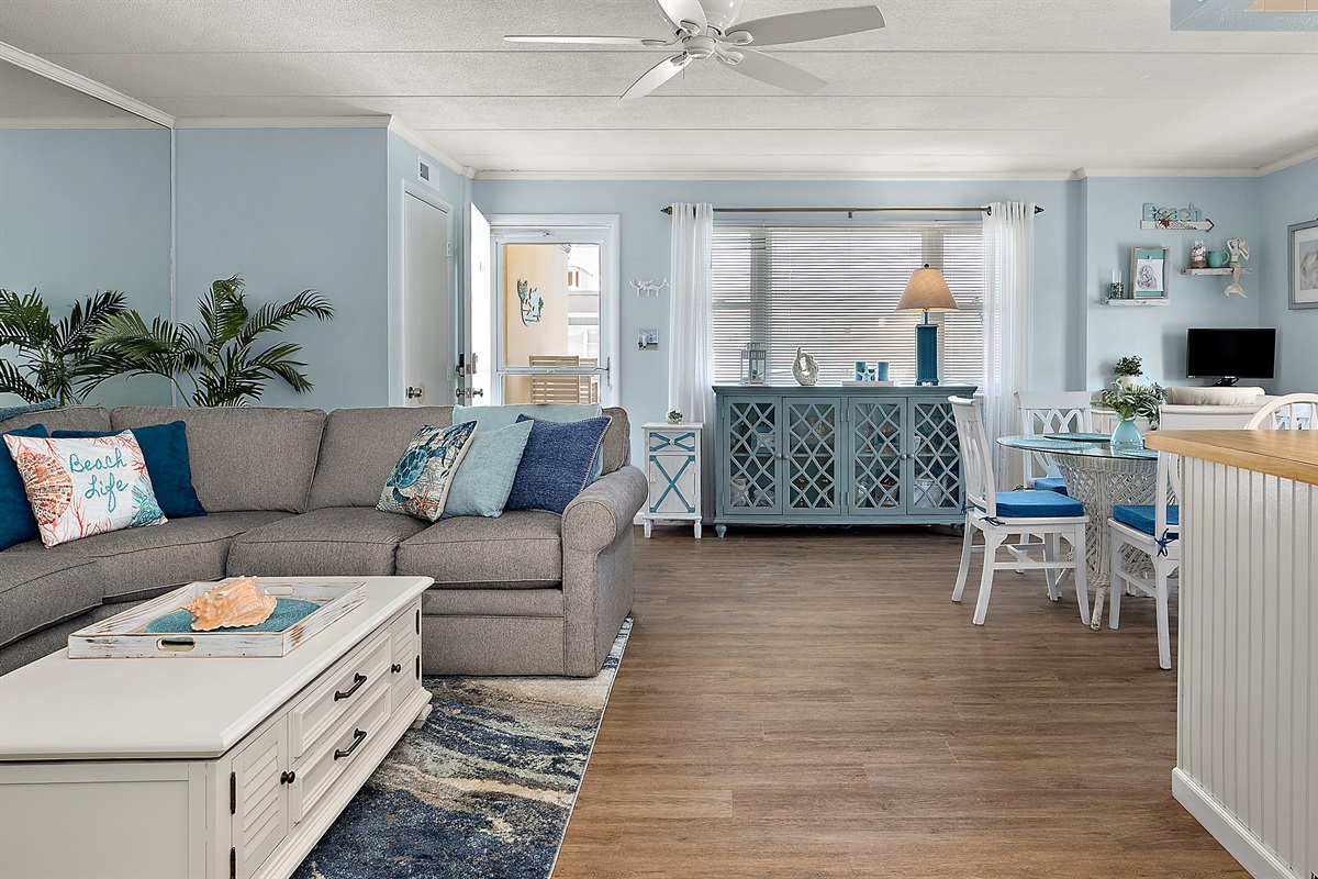 Bright and cozy living area