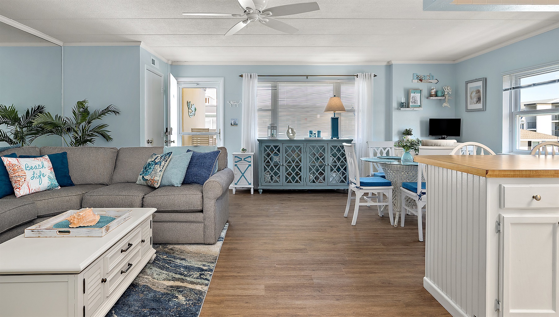 Bright and cozy living area