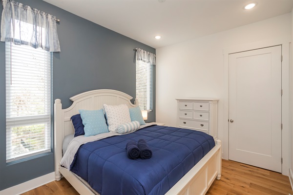 Another view of The Reese Room - the door to the right is a large closet for your Nashville wardrobe. 