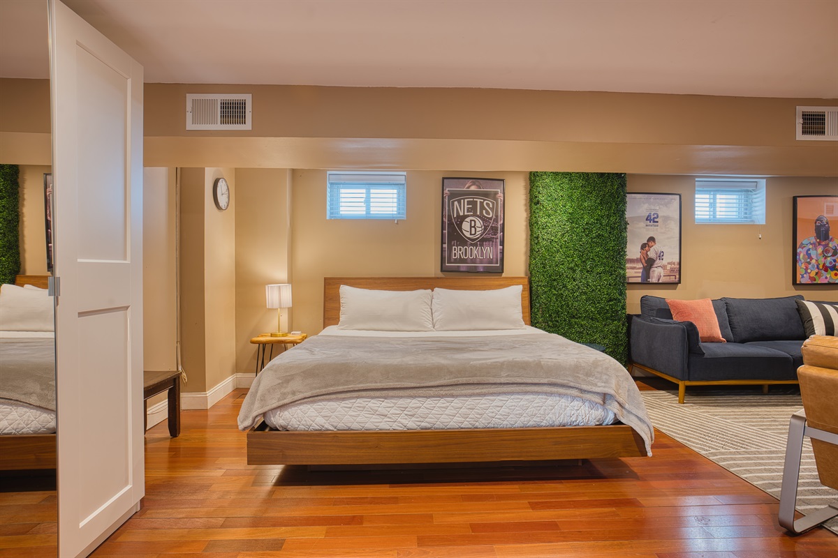 King bed #3 in lower floor bedroom suite