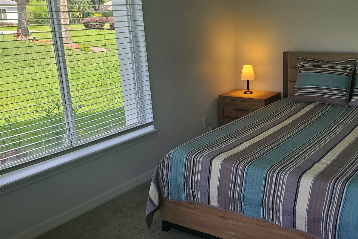 Queen bedroom with private full bath