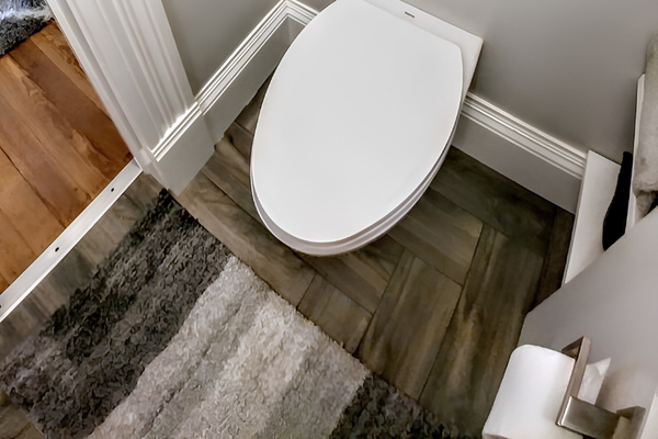 "Havre" tankless commode includes dual flush