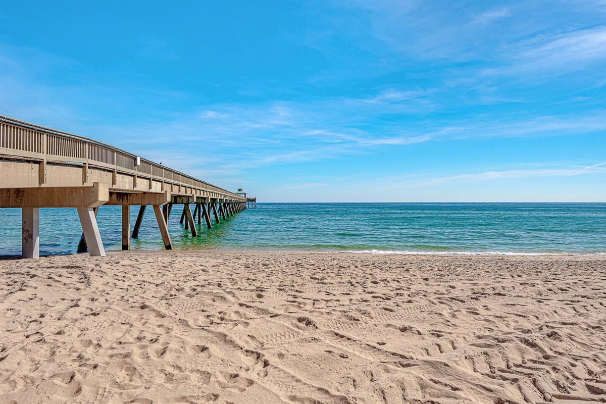 Get your fresh catch from the pier! 9 min. walk.