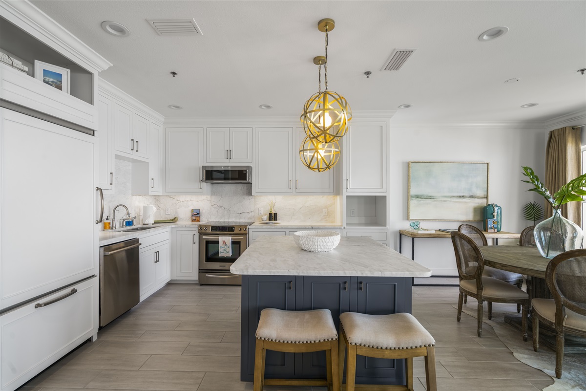 Kitchen and Dining Area