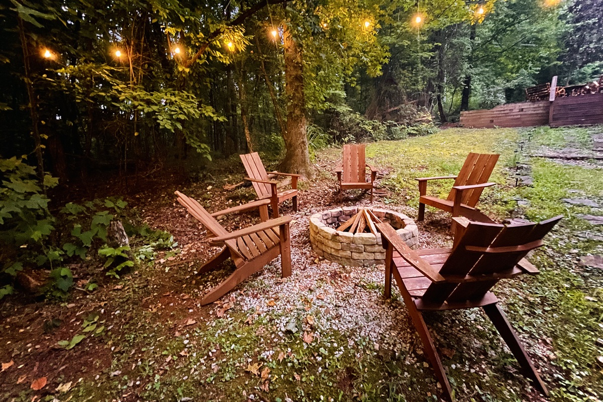 Evening Fire Pit Enjoyment