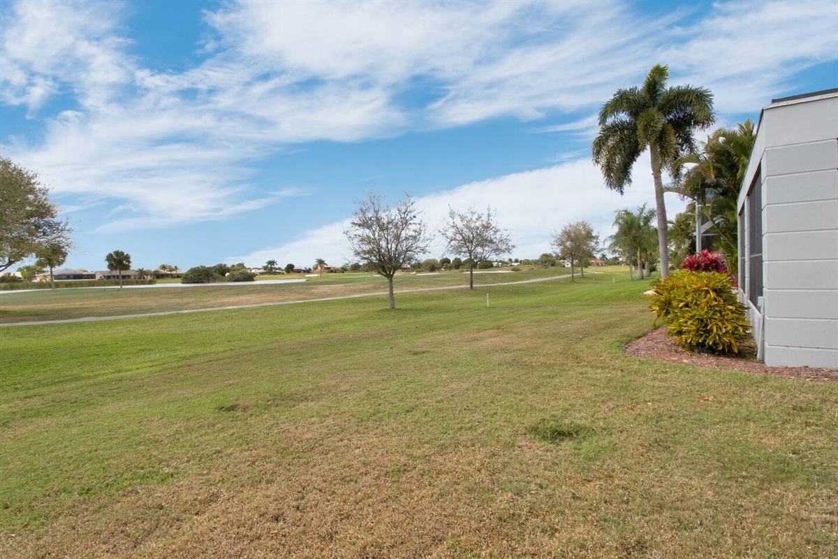 View of the 15th hole & two ponds