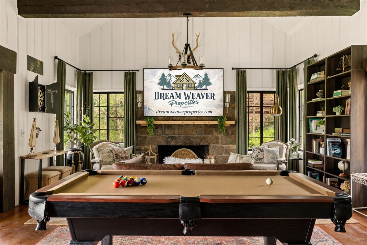 Game on at Dream Weaver Properties Cliff Haus