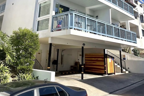 We have added extreme soundproofing so that each suite feels like its own independent villa.  Yet, you are right down in the pier bowl steps from the sand.  This condo is the top right one