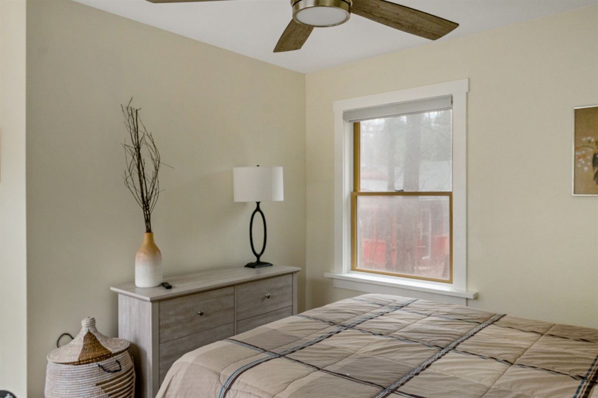 Back Primary Bedroom - Dresser - Ceiling Fan
