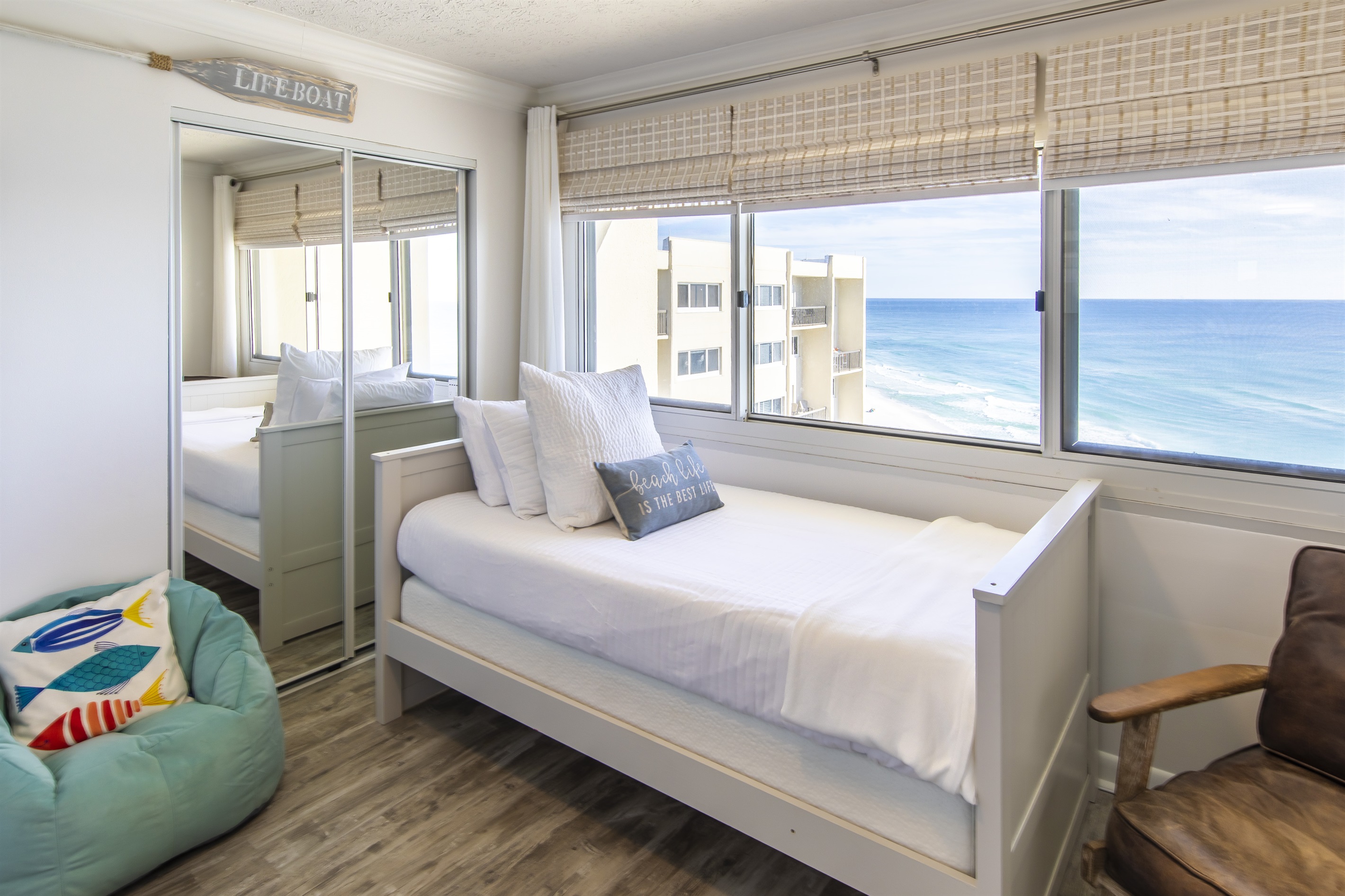 Third Bedroom with views of the Gulf of Mexico