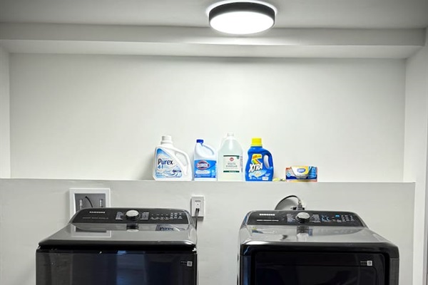 Unit A Washer and Dryer