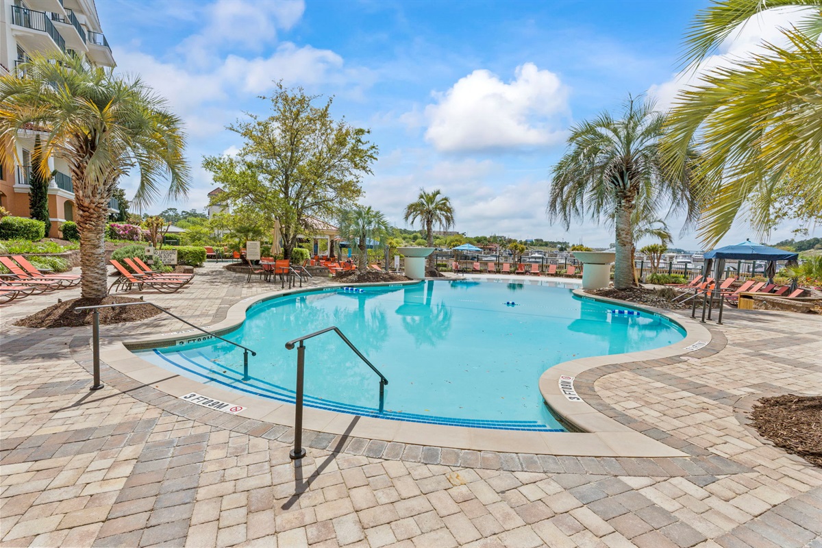 Gorgeous Outdoor Pool connected to the  your resort, The Marina Inn at Grande Dunes.