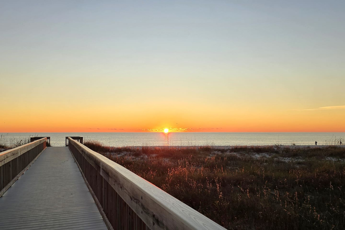 Watch every evening turn golden &mdash; Cape San Blas sunsets are a daily event worth staying in for.