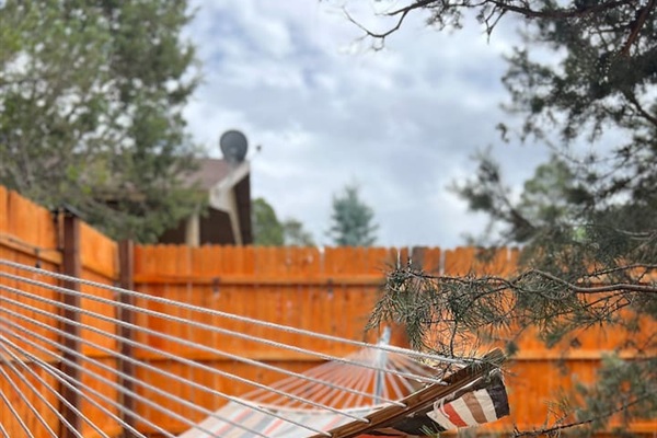 Warning: Hammock may cause extreme laziness.