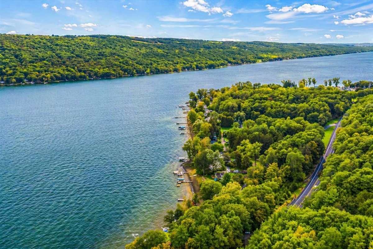Experience the beauty of Keuka Lake right at your doorstep in our stunning Airbnb, just a few steps from the water's edge