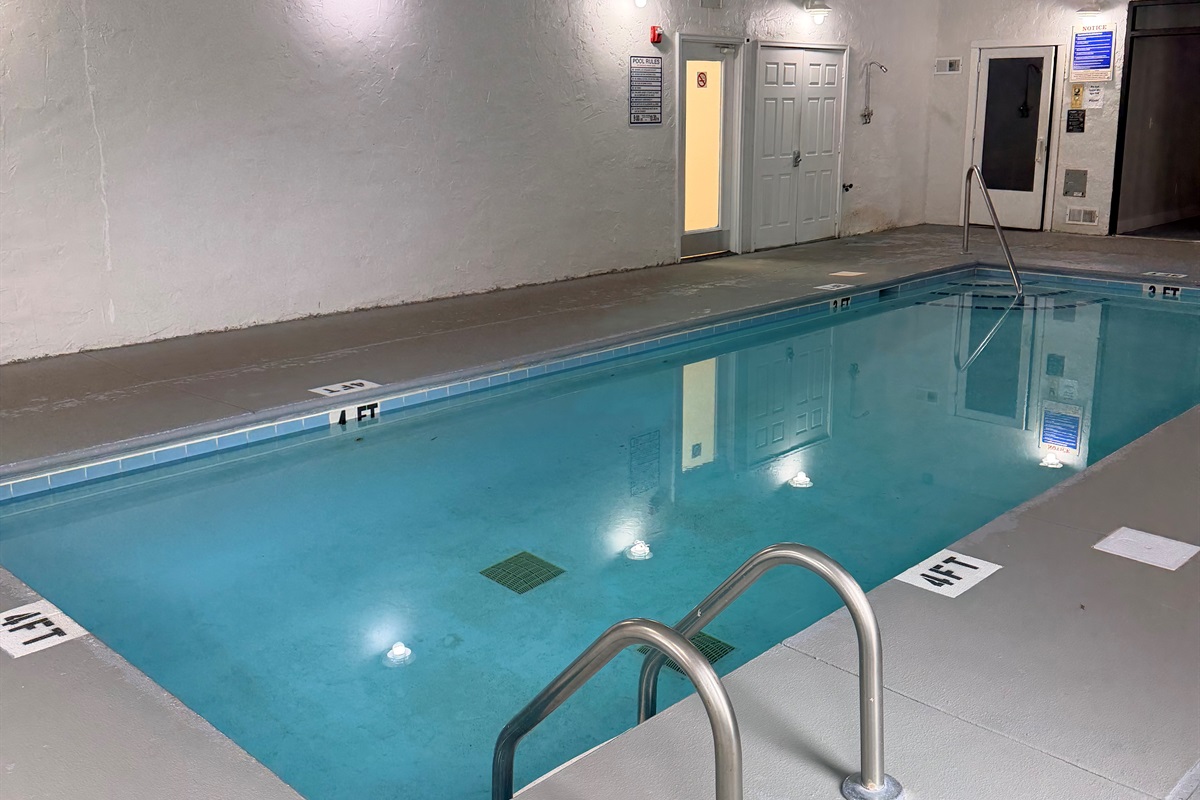 Year round community indoor heated pool