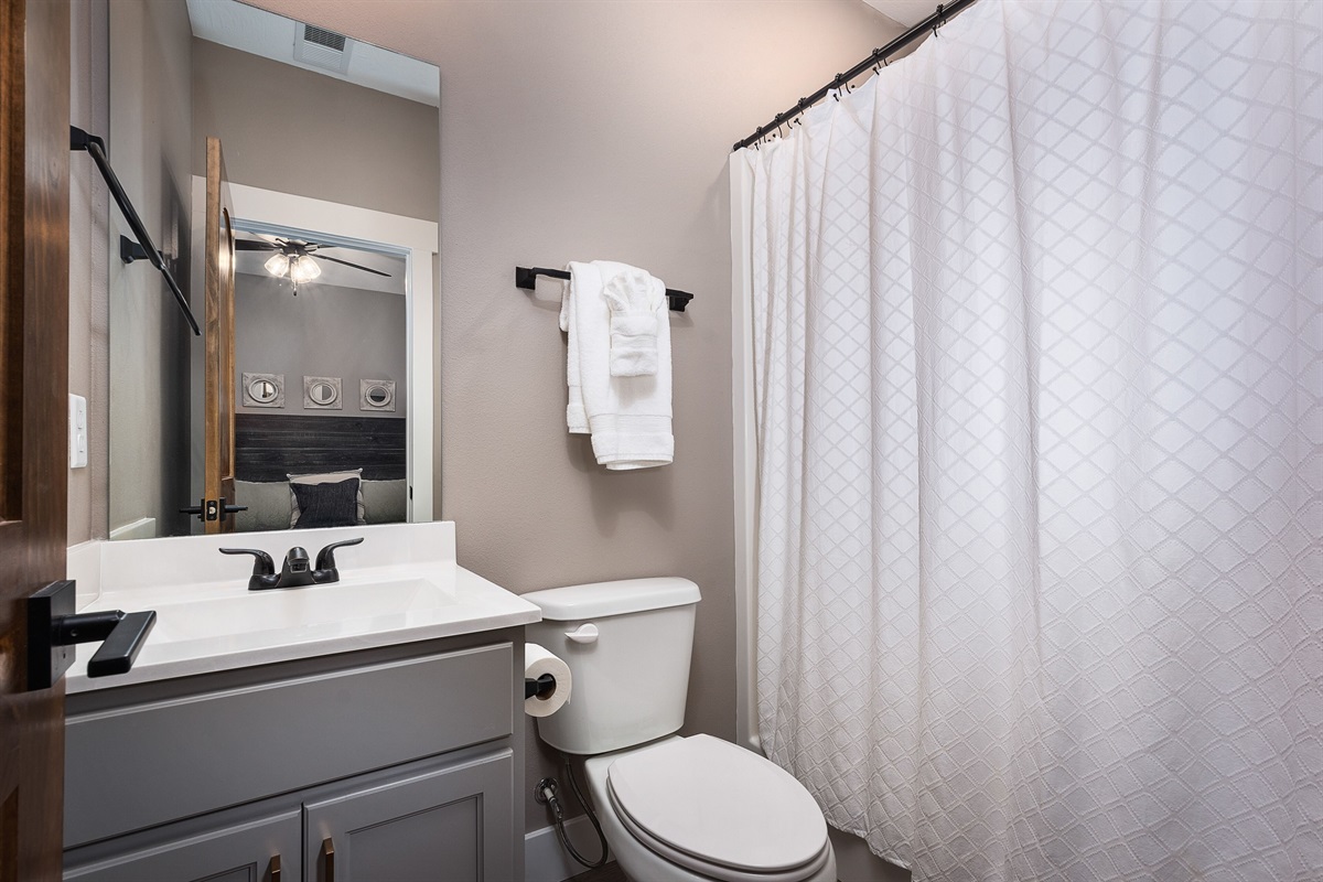 Lower Level Attached Full Bathroom