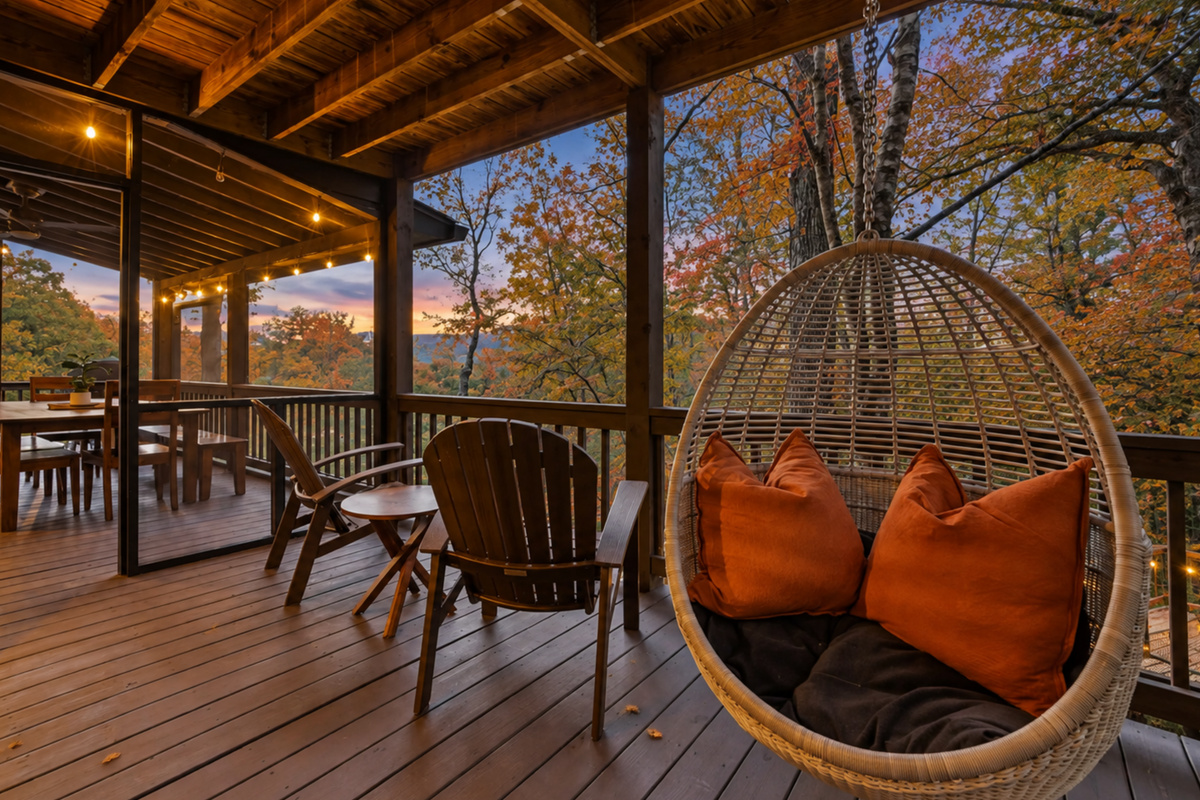 Here, the deck is more than a space, it&rsquo;s where family moments meet mountain magic.