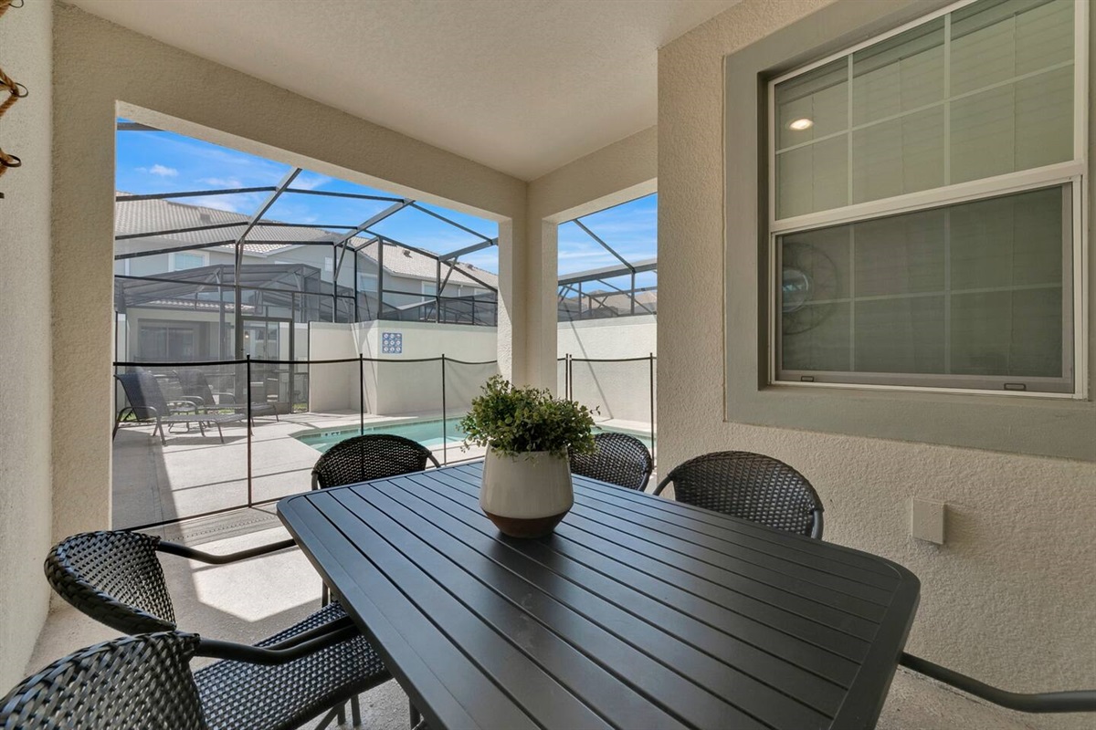 You can enjoy breakfast in our private patio