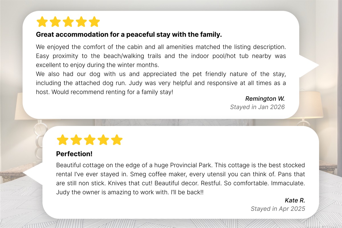 Grateful for all the wonderful stays and kind reviews