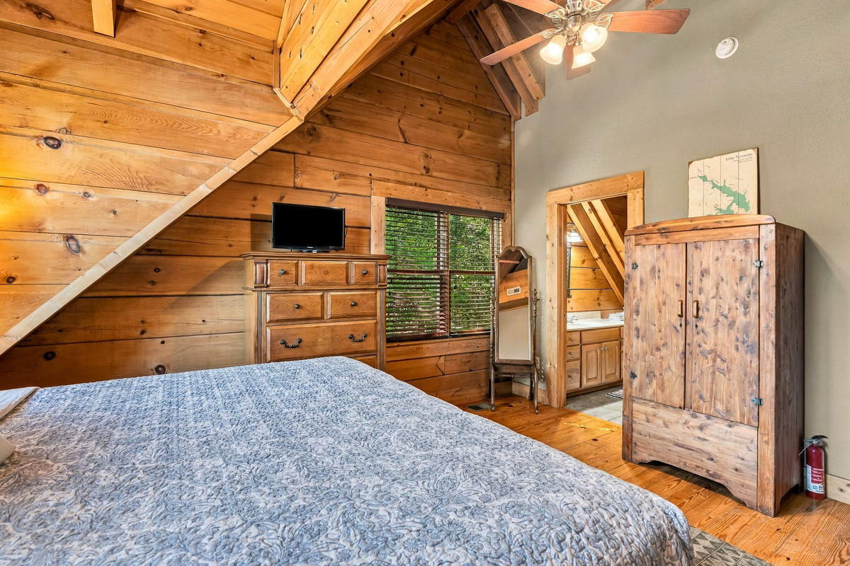 Smart TV in the King Bedroom