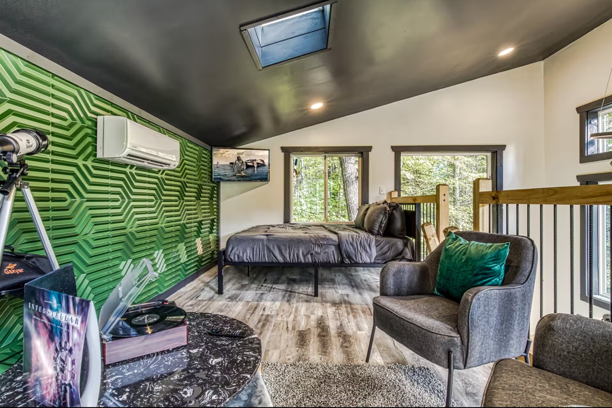 Loft Sleeping Space up the Ladder