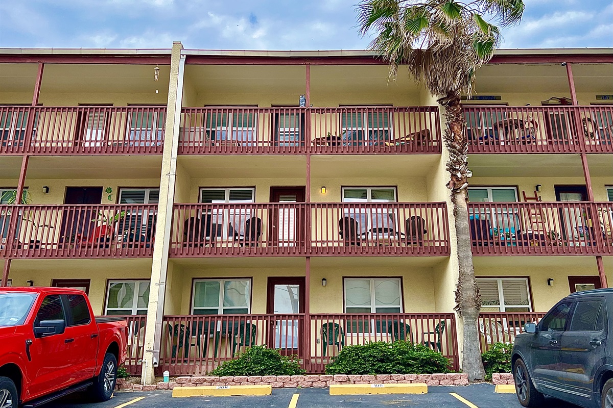 2nd Floor Balcony w/ Partial Ocean View