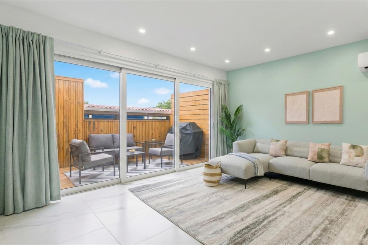 Nirvana awaits: Open-concept living that flows effortlessly onto your private terrace.