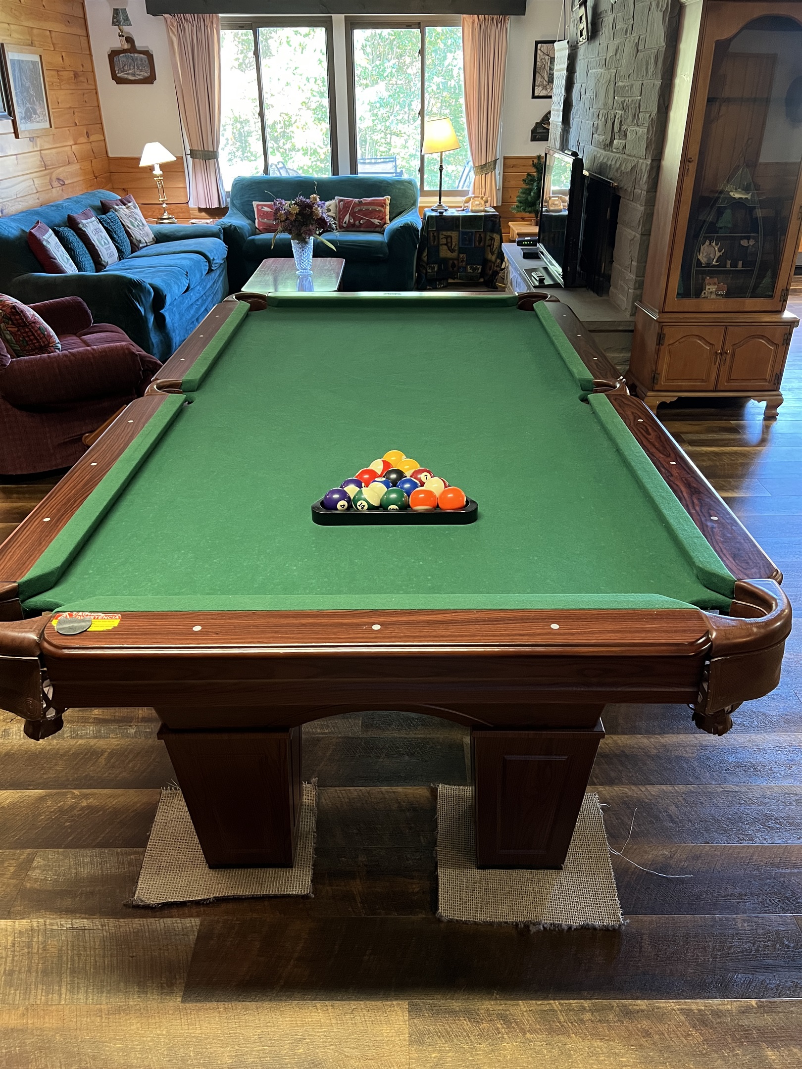 Game area and living room