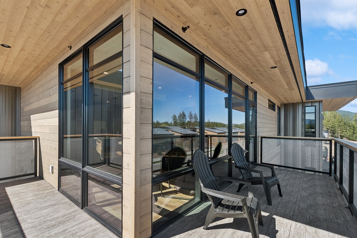 Soak up the sun on this wrap around deck