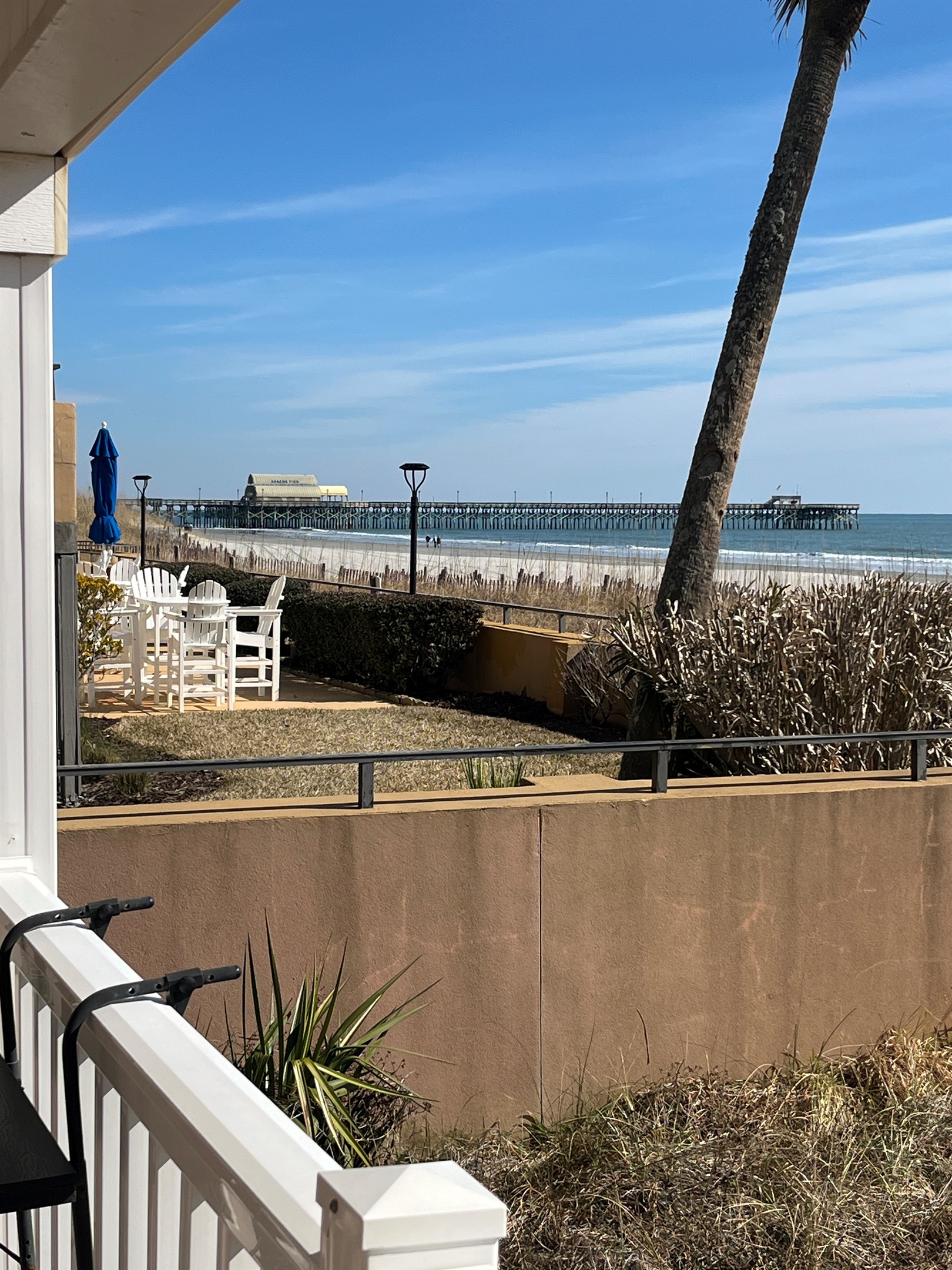 Apache Pier View from Balcony