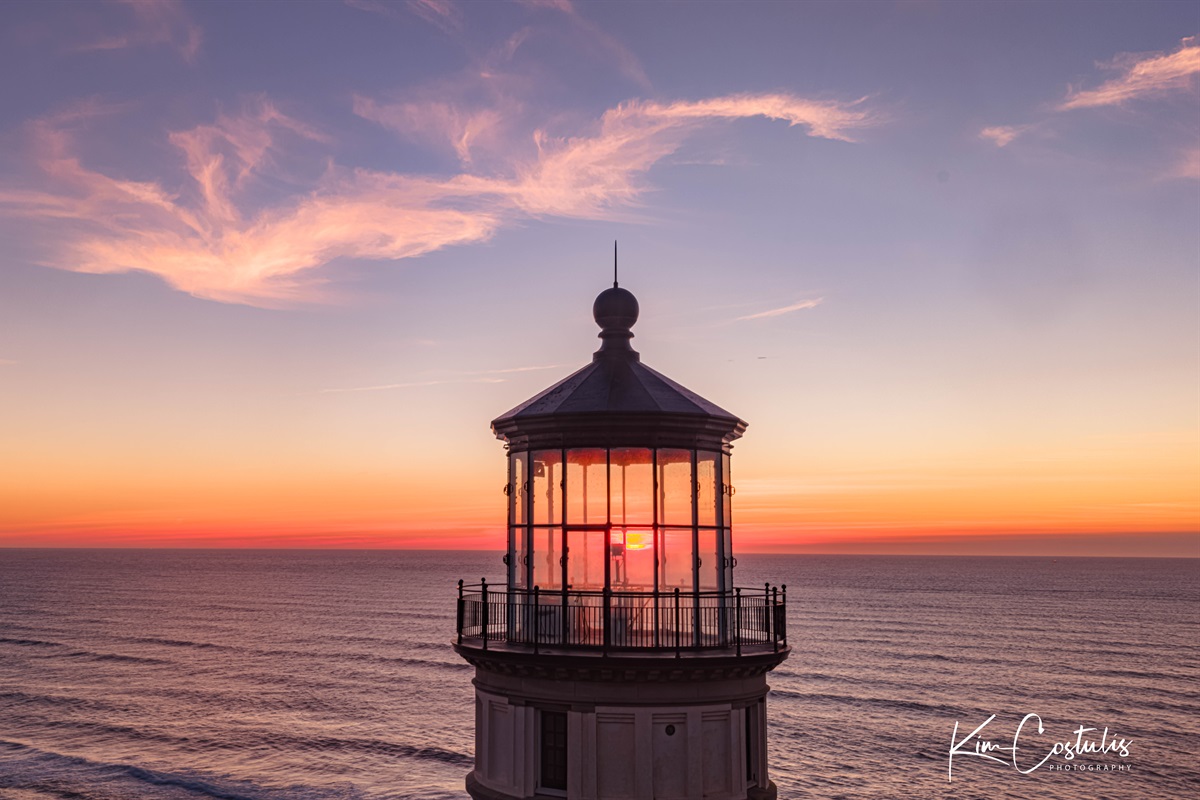 North Head Lighthouse in Cape Disappointment State Park is a beautiful, local spot with lots of history and a "must-see" while visiting the Long Beach Peninsula!