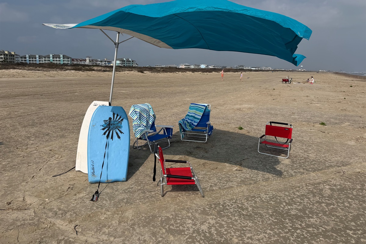 Beach items are offered as a courtesy only and are not guaranteed to be available or functional during your stay.