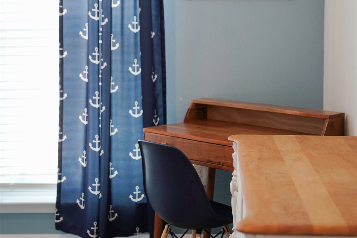 remote work desk and chair