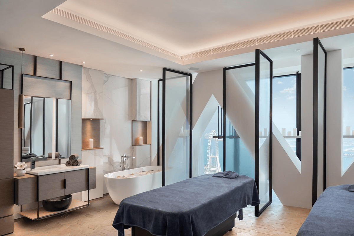 Spa with additional charges for wellness services
